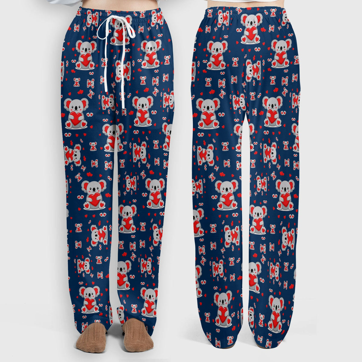 Valentine Koala Heart Nurse Scrub Set