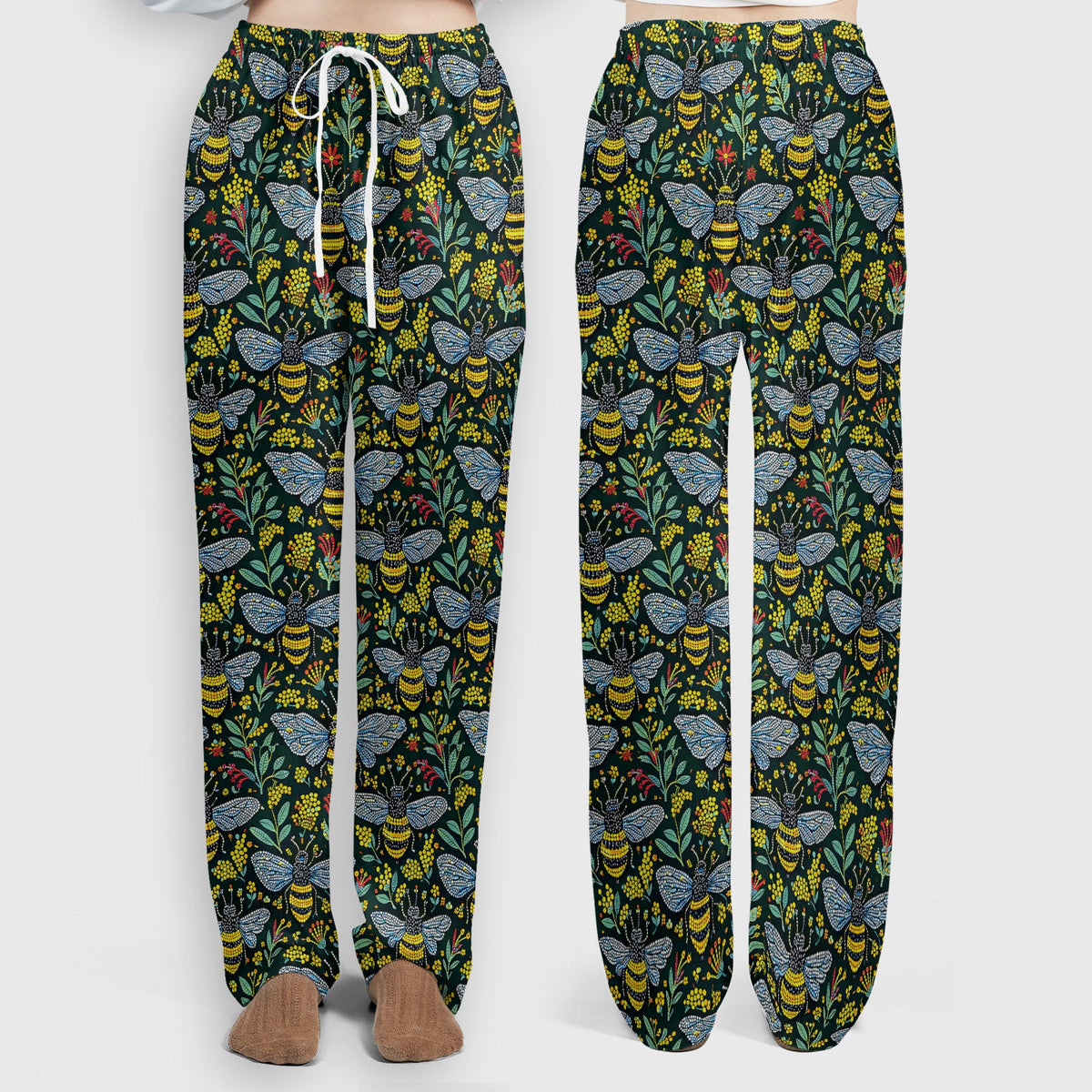 Honey Bee Wildflower Garden Nurse Scrub Set