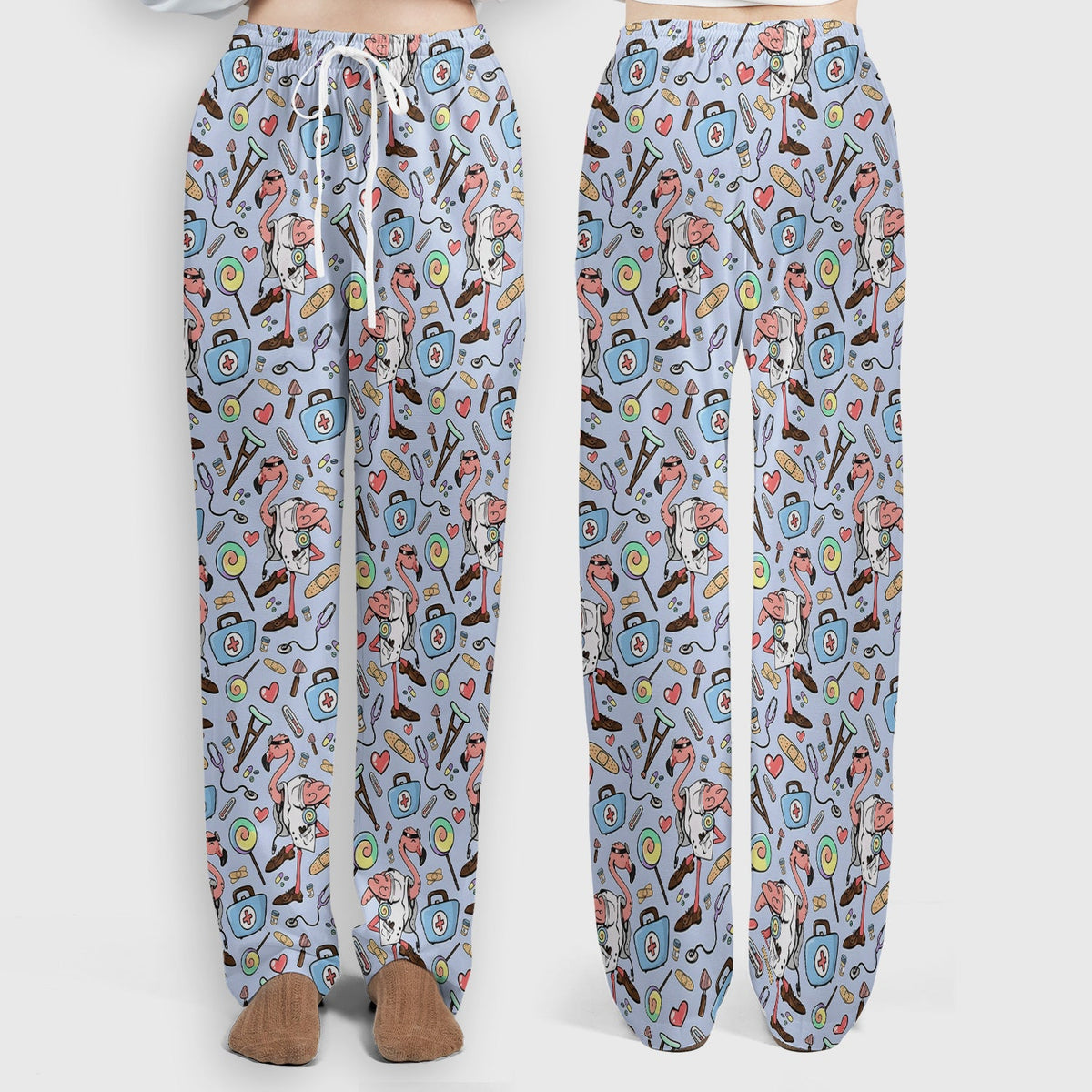 Flamingo Medical Nurse Scrub Set