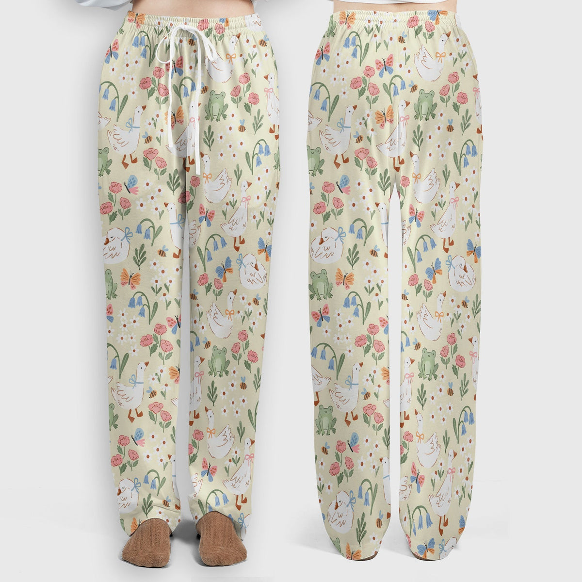 Goose Frog Garden Nurse Scrub Set