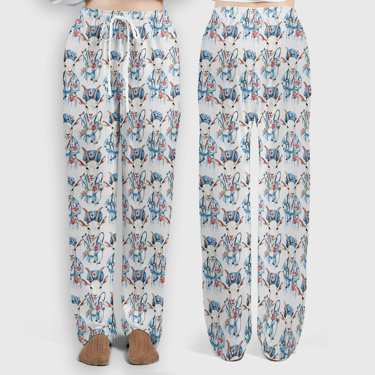 Goat Lover Nurse Scrub Set