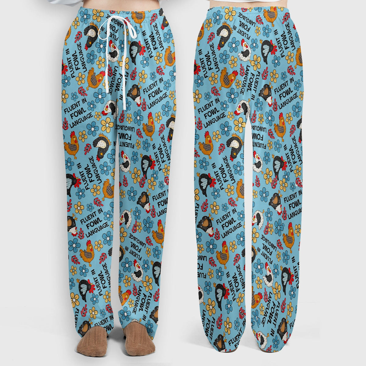 Fluent In Fowl Language Nurse Scrub Set
