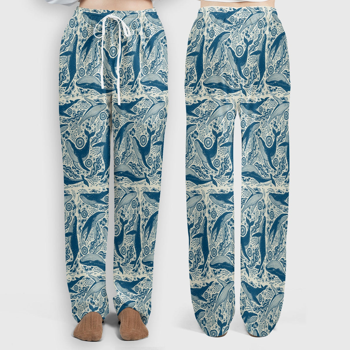 Blue Whale Ocean Nurse Scrub Set