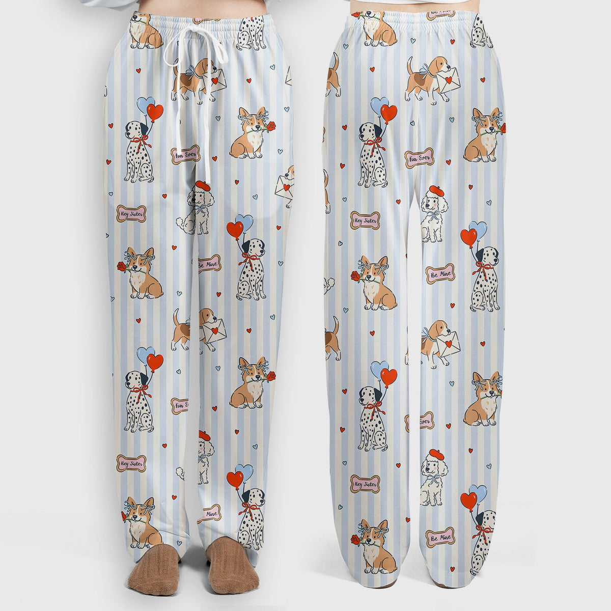 Valentine Puppy Heart Nurse Scrub Set