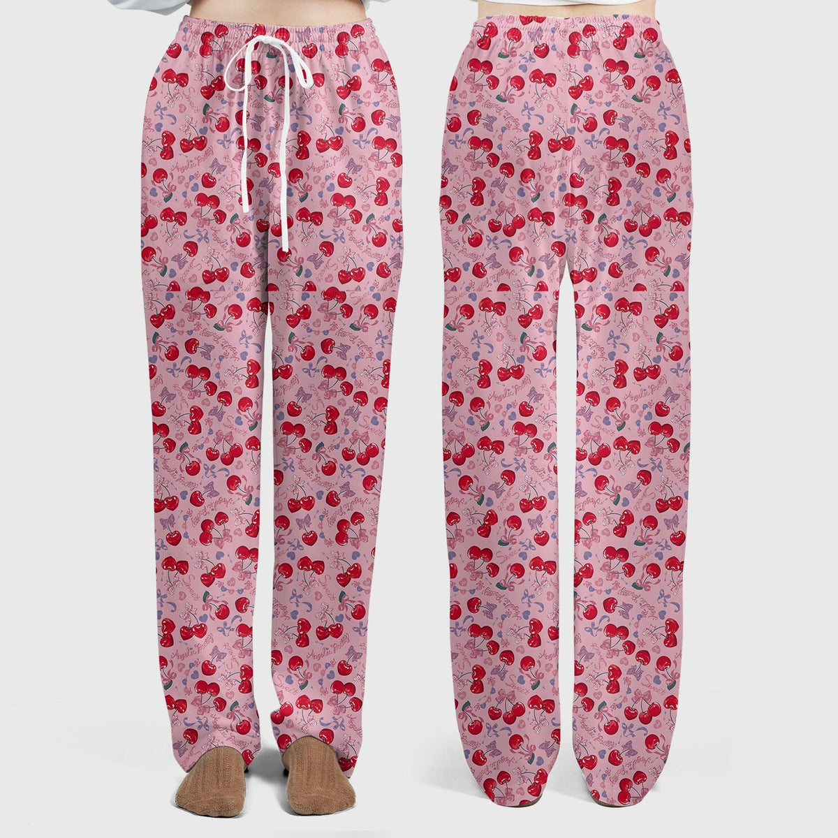 Cherry Blossom Scrub Set, Sweet Pink Nursing Uniform For Women