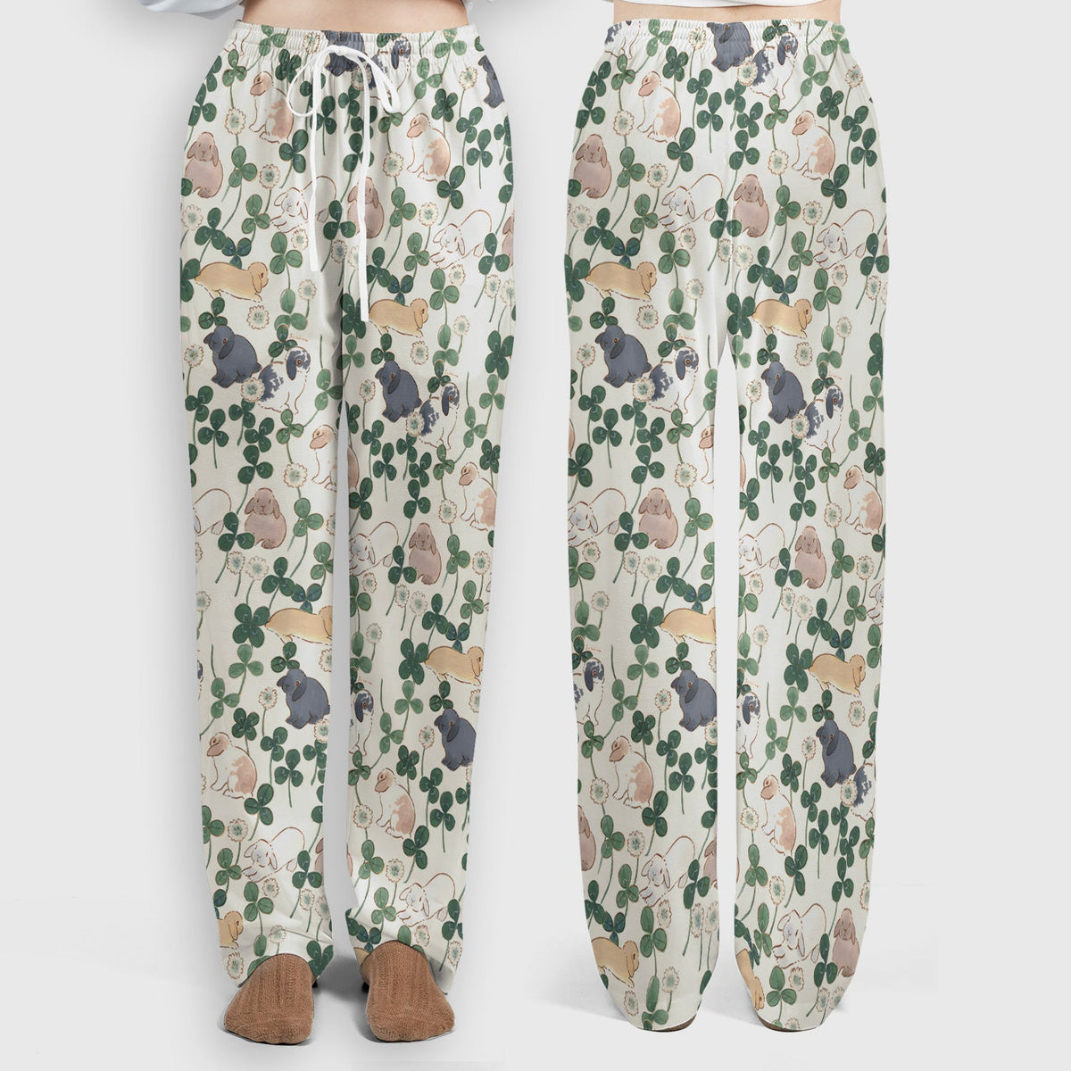 Bunny Clover Garden Meadow Nurse Scrub Set