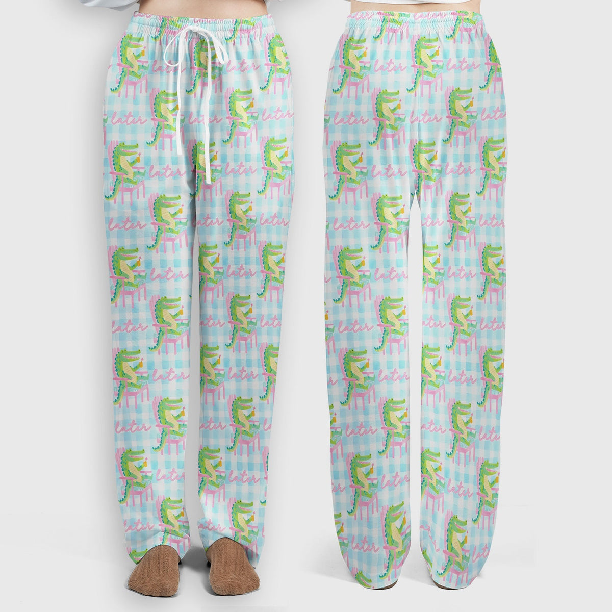 Lazy Crocodile Later Nurse Scrub Set