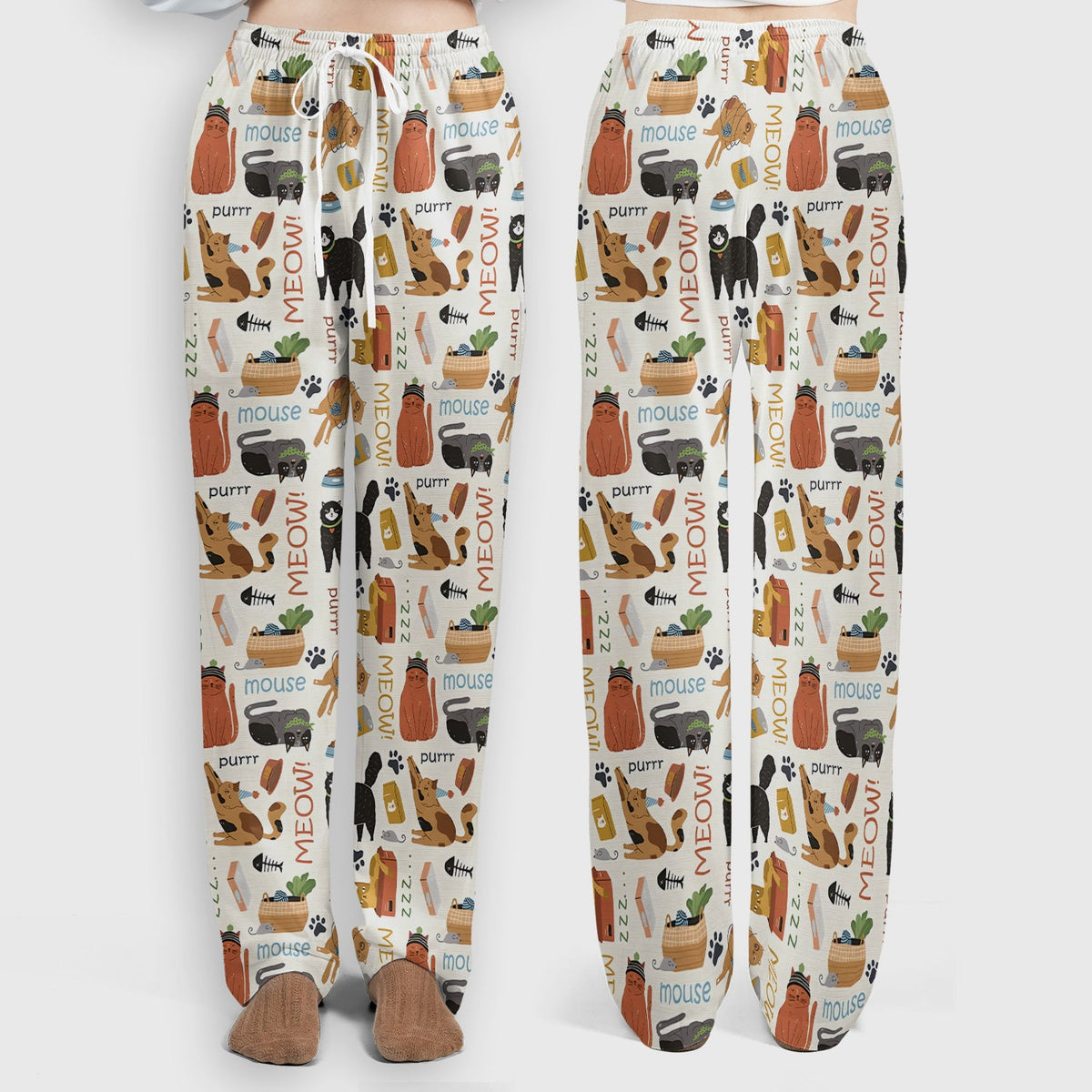 Meow Purr Cat Nurse Scrub Set