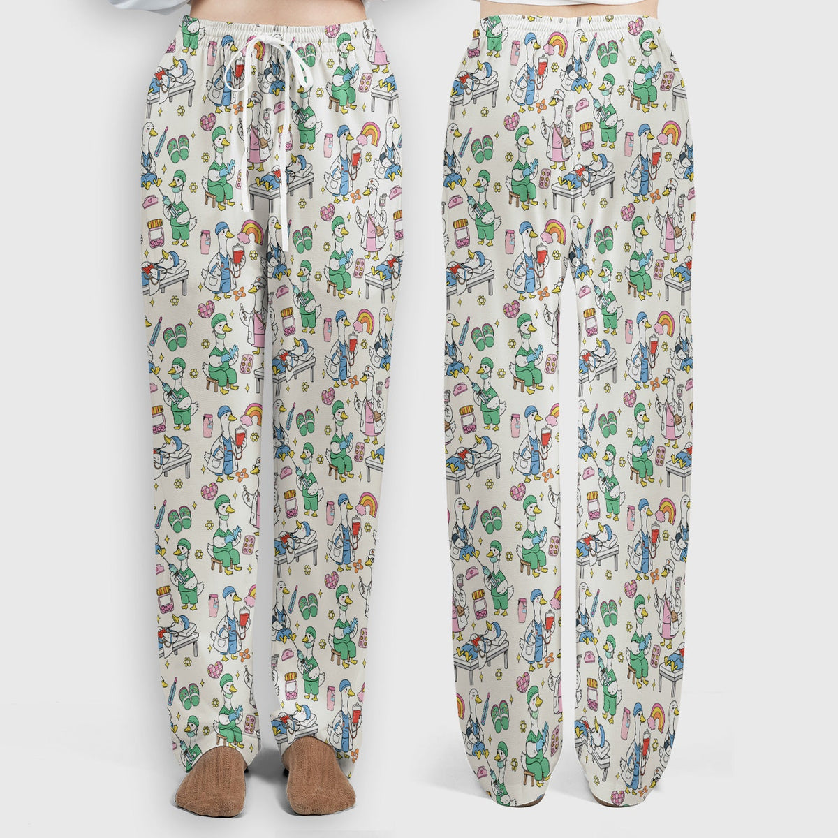 Duck Medical Doodle Nurse Scrub Set