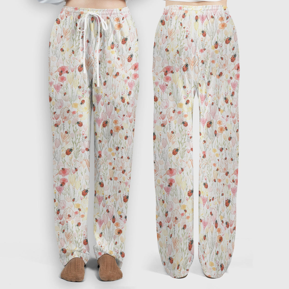 Wildflower Ladybug Garden Nurse Scrub Set