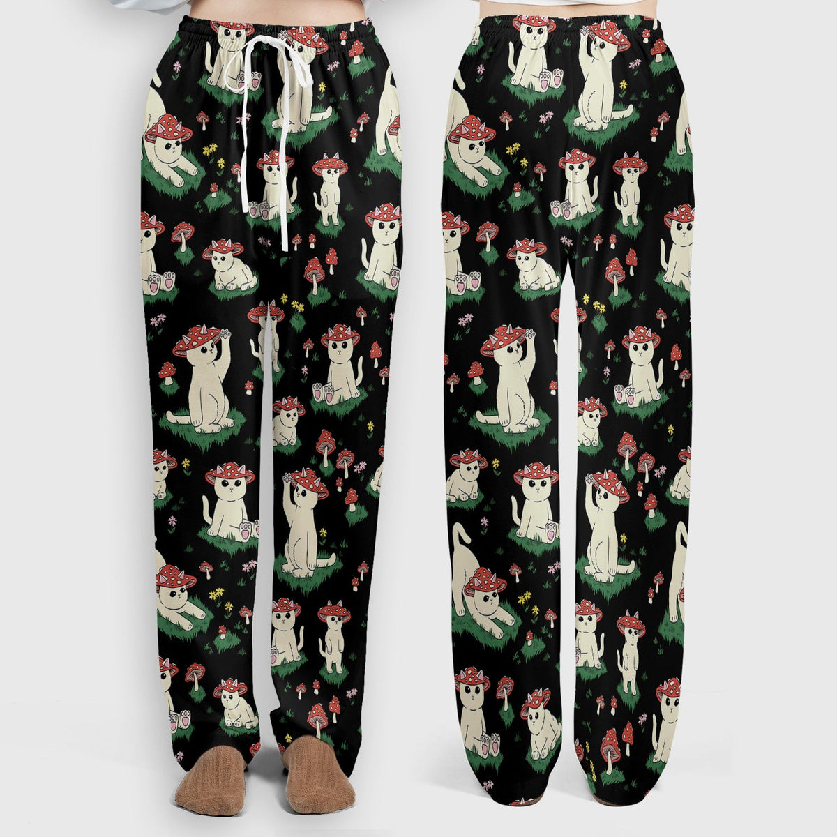 Mushroom Cat Nurse Scrub Set