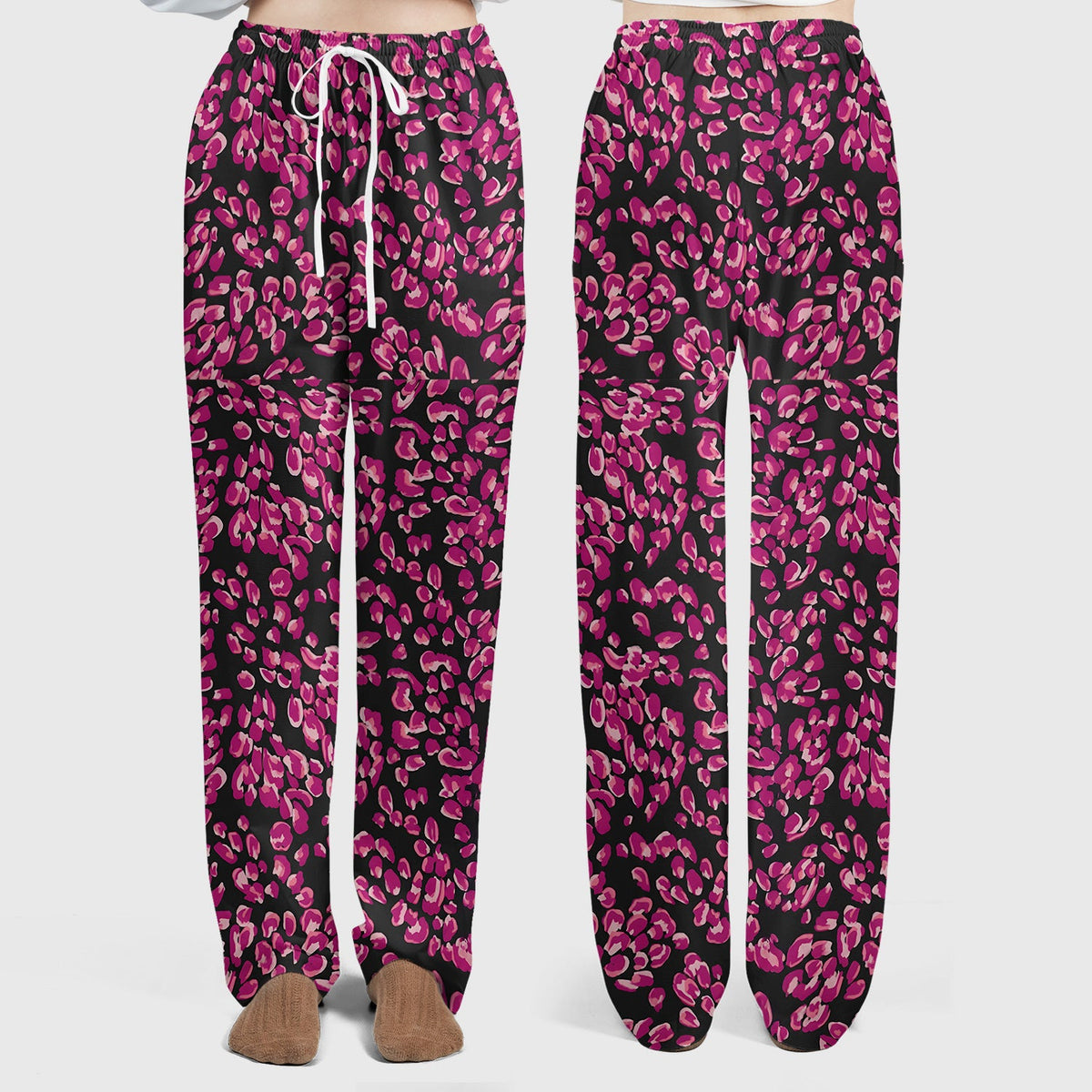 Falling Pink Rose Petals Nurse Scrub Set