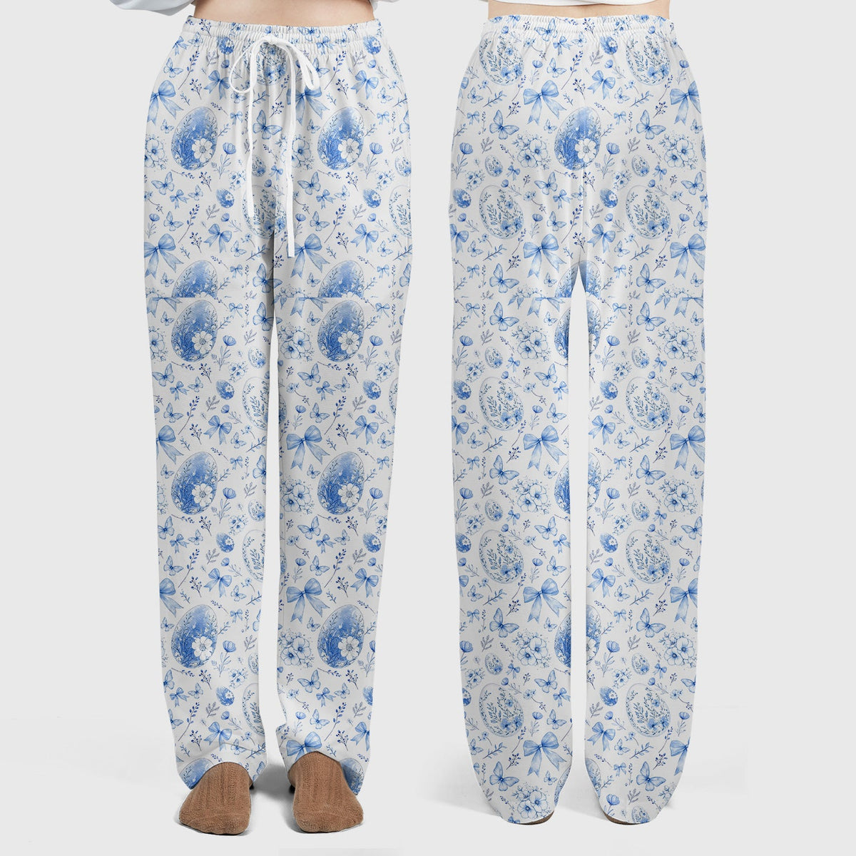 Butterfly Floral Bow Vintage Nurse Scrub Set