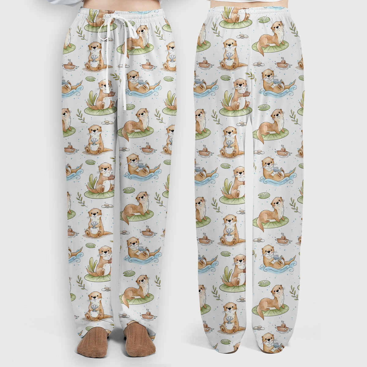 Otter Lily Pad Nurse Scrub Set