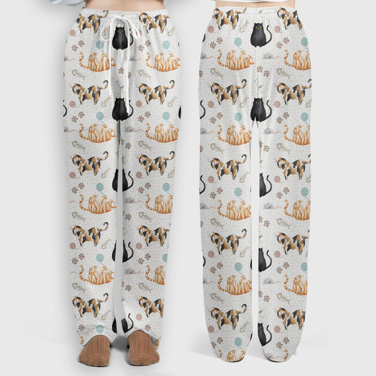 Cat Yarn Paw Nurse Scrub Set