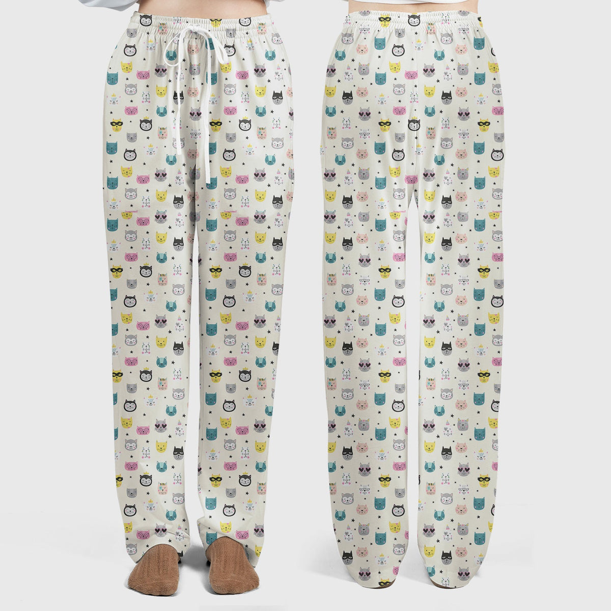 Colorful Kitty Nurse Scrub Set