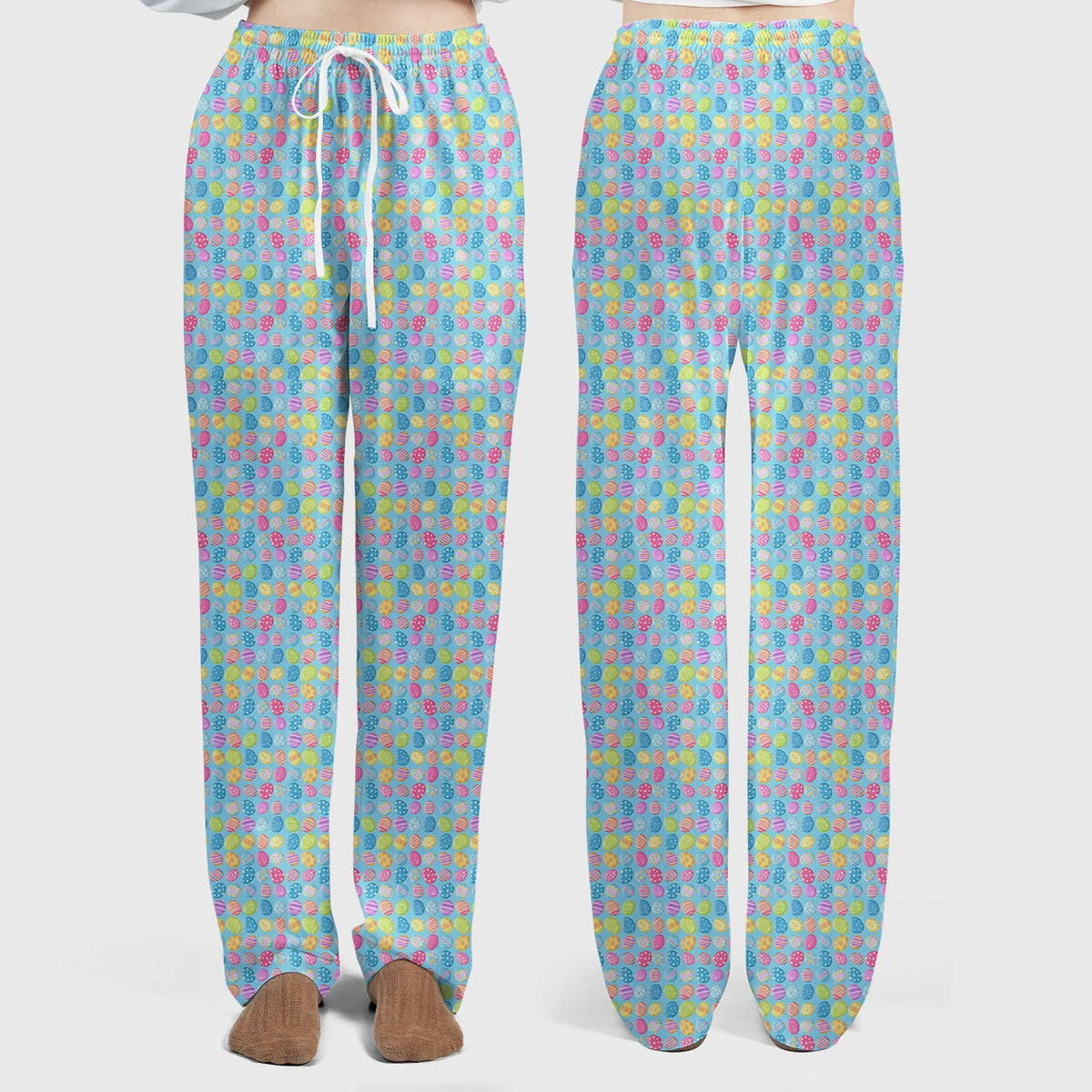 Colorful Easter Eggs Nurse Scrub Set