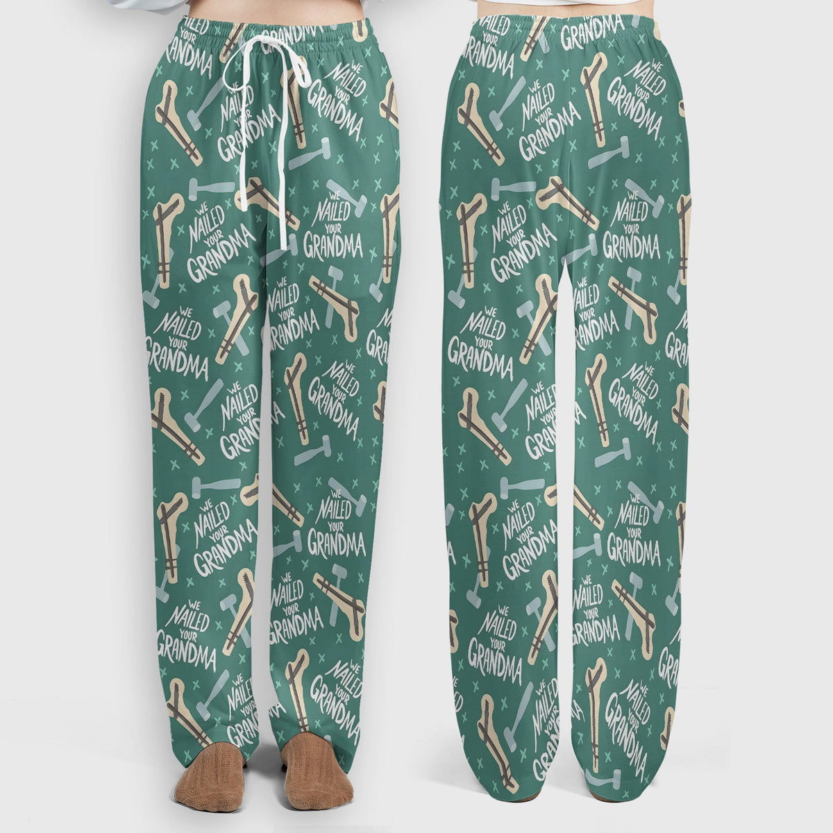 Bone Hammer Nailed Your Grandma Nurse Scrub Set