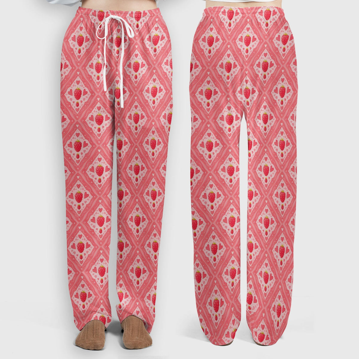 Sweet Red Cherry Gingham Nurse Scrub Set
