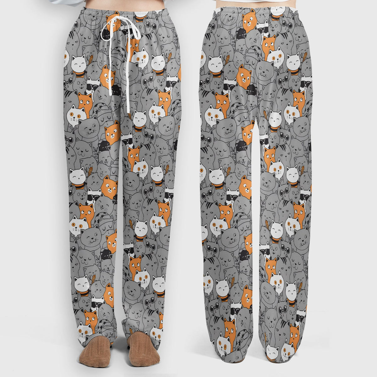 Cats Cute Expressions Nurse Scrub Set