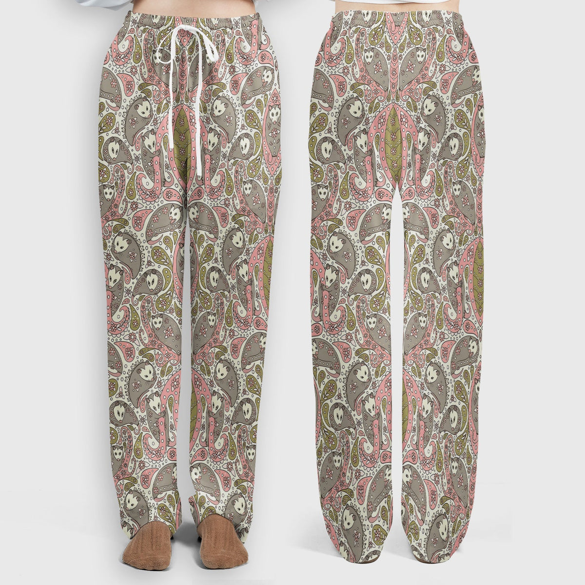 Opossum Paisley Nurse Scrub Set
