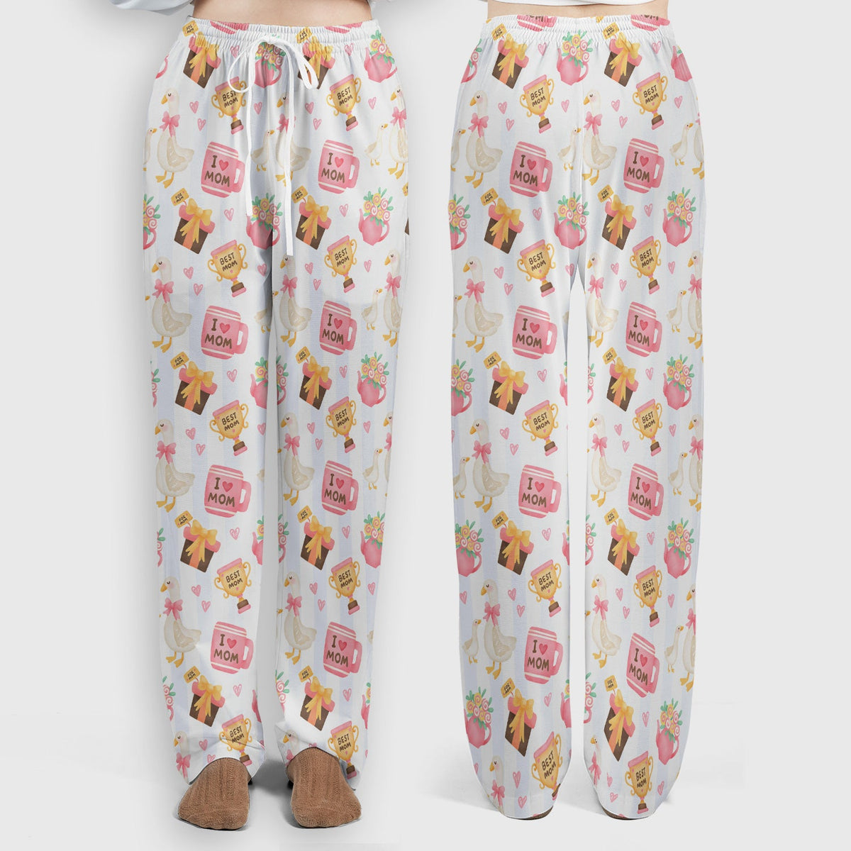 Sweet Nurse Mom Goose Trophy Scrub Set