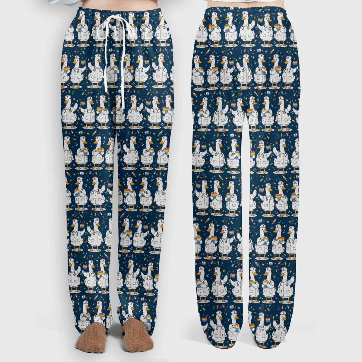 Duck Pride Nurse Scrub Set