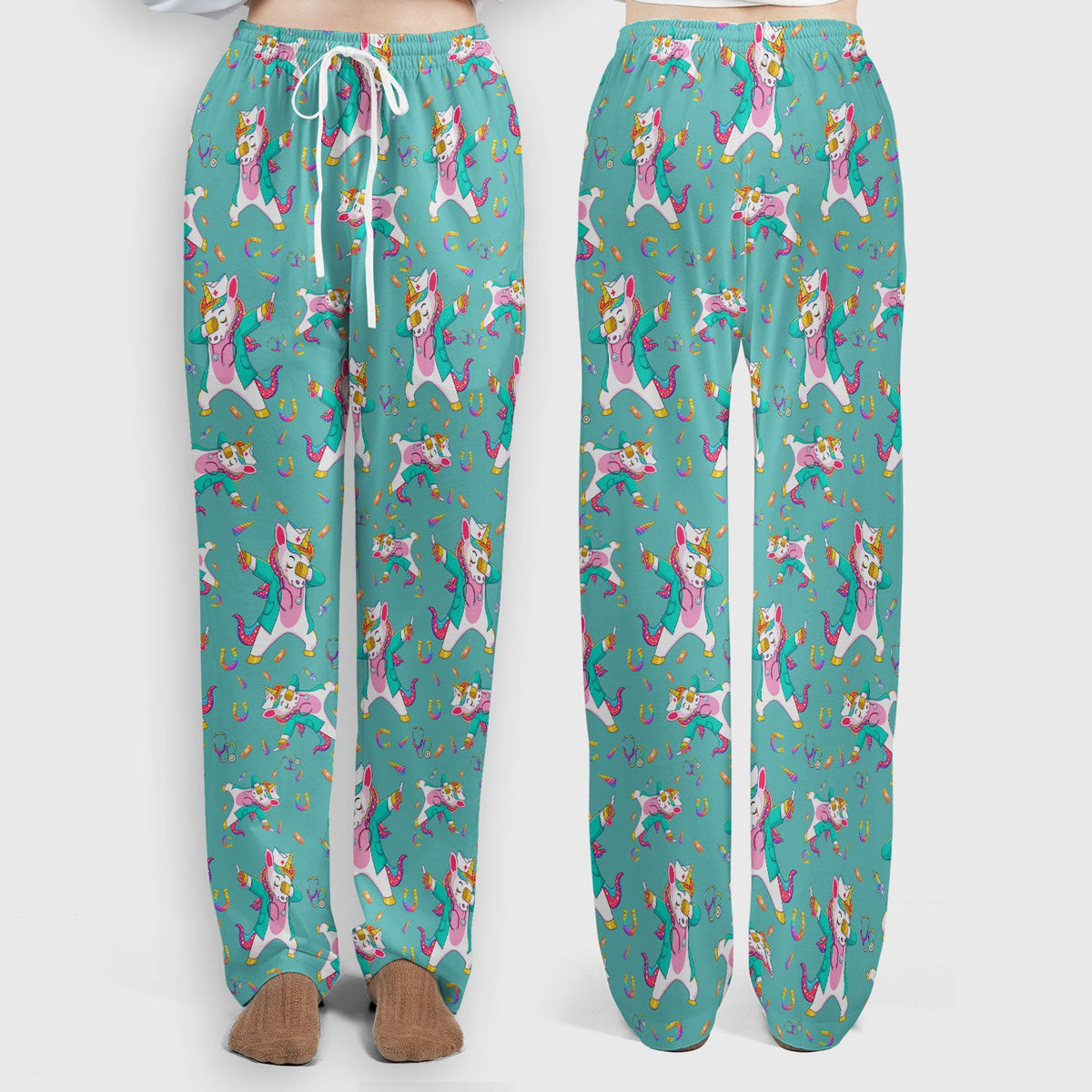 Unicorn Dance Nurse Scrub Set