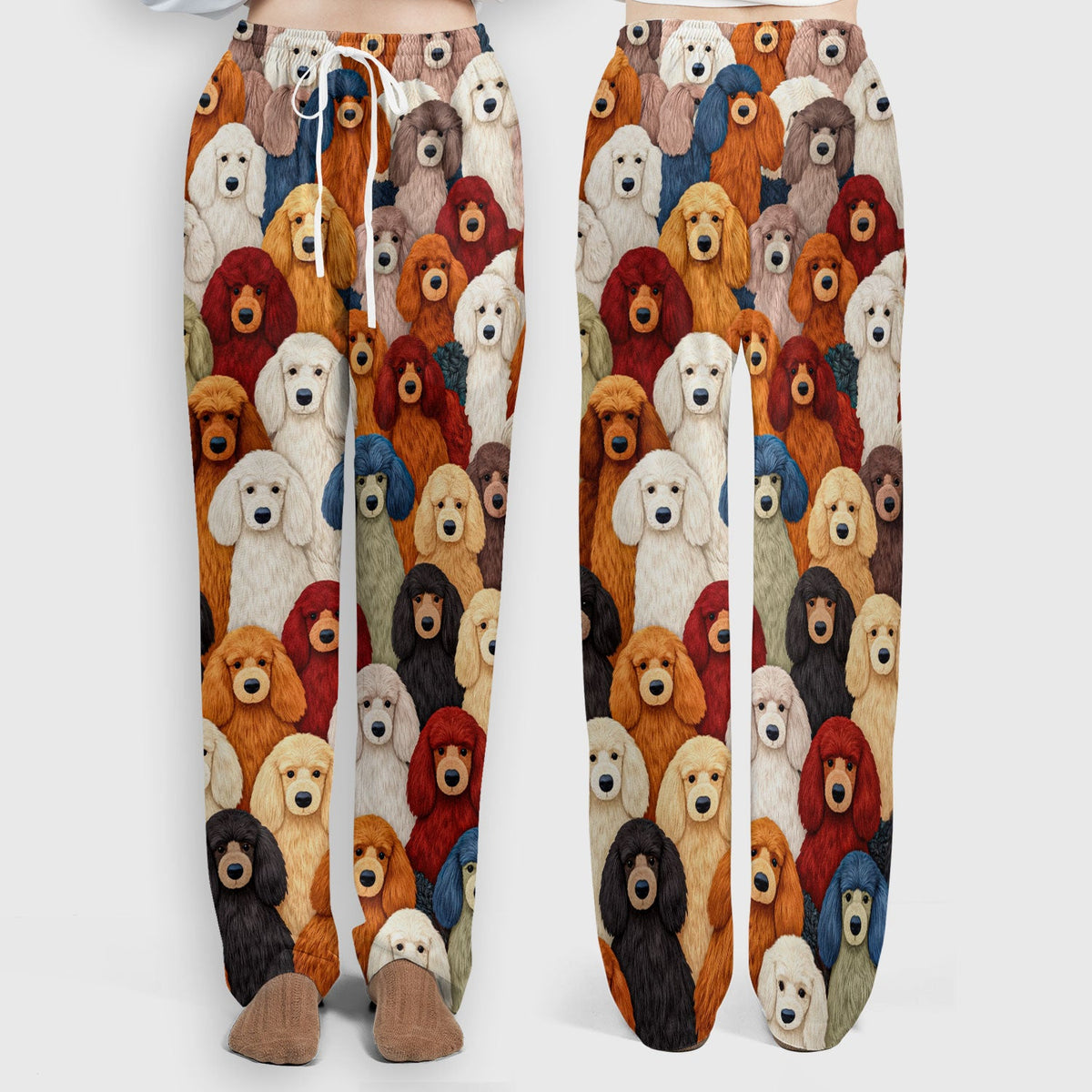 Poodle Dog Nurse Scrub Set