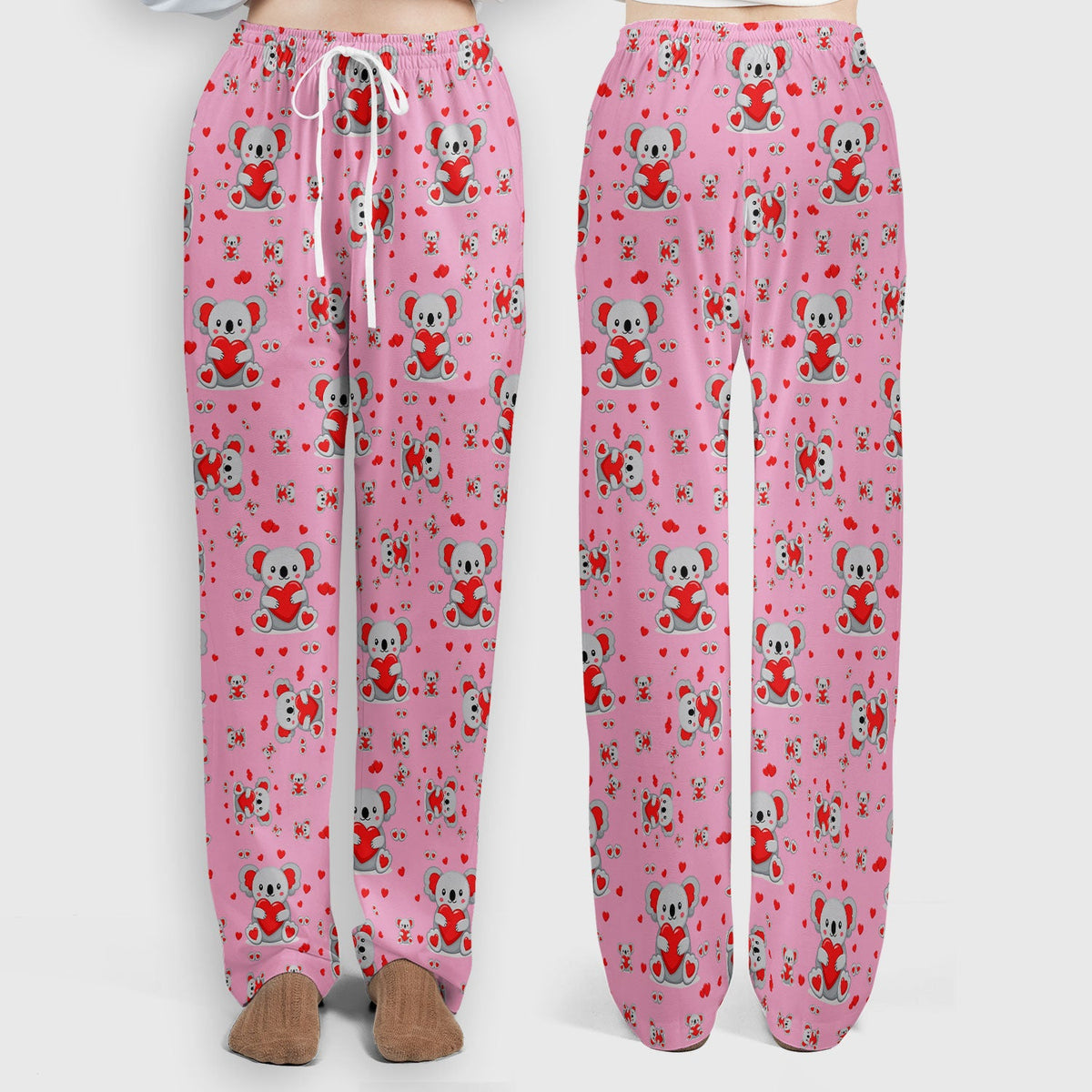 Valentine Koala Heart Nurse Scrub Set