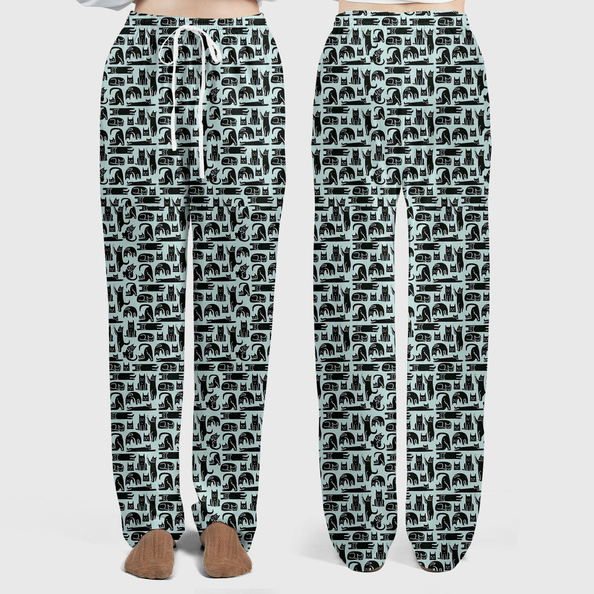 Funny Cat Poses Nurse Scrub Set