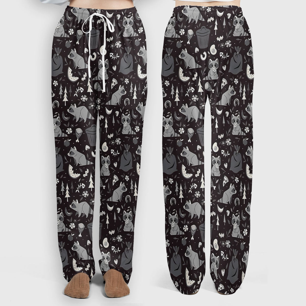 Raccoon Forest Food Nurse Scrub Set