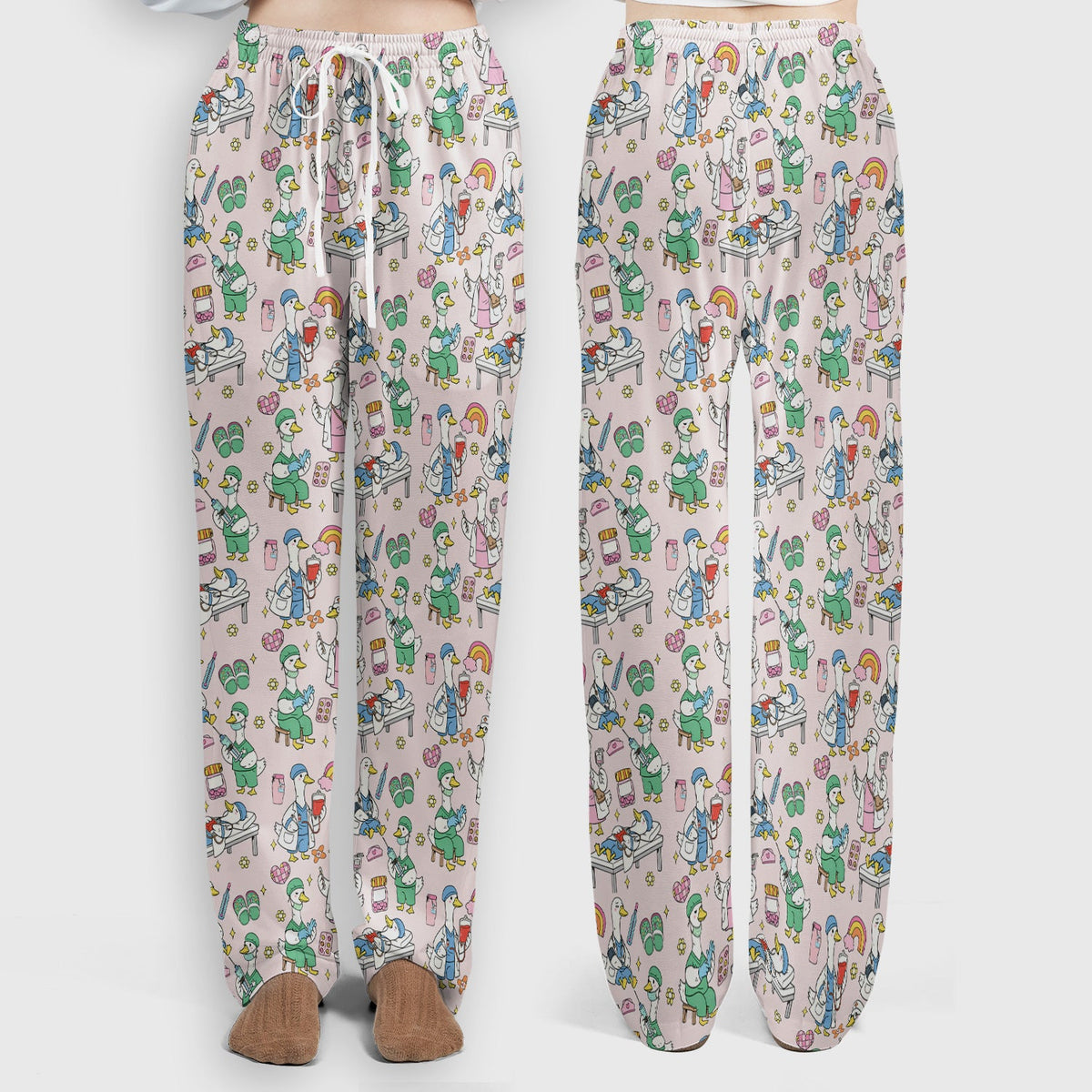 Duck Medical Doodle Nurse Scrub Set