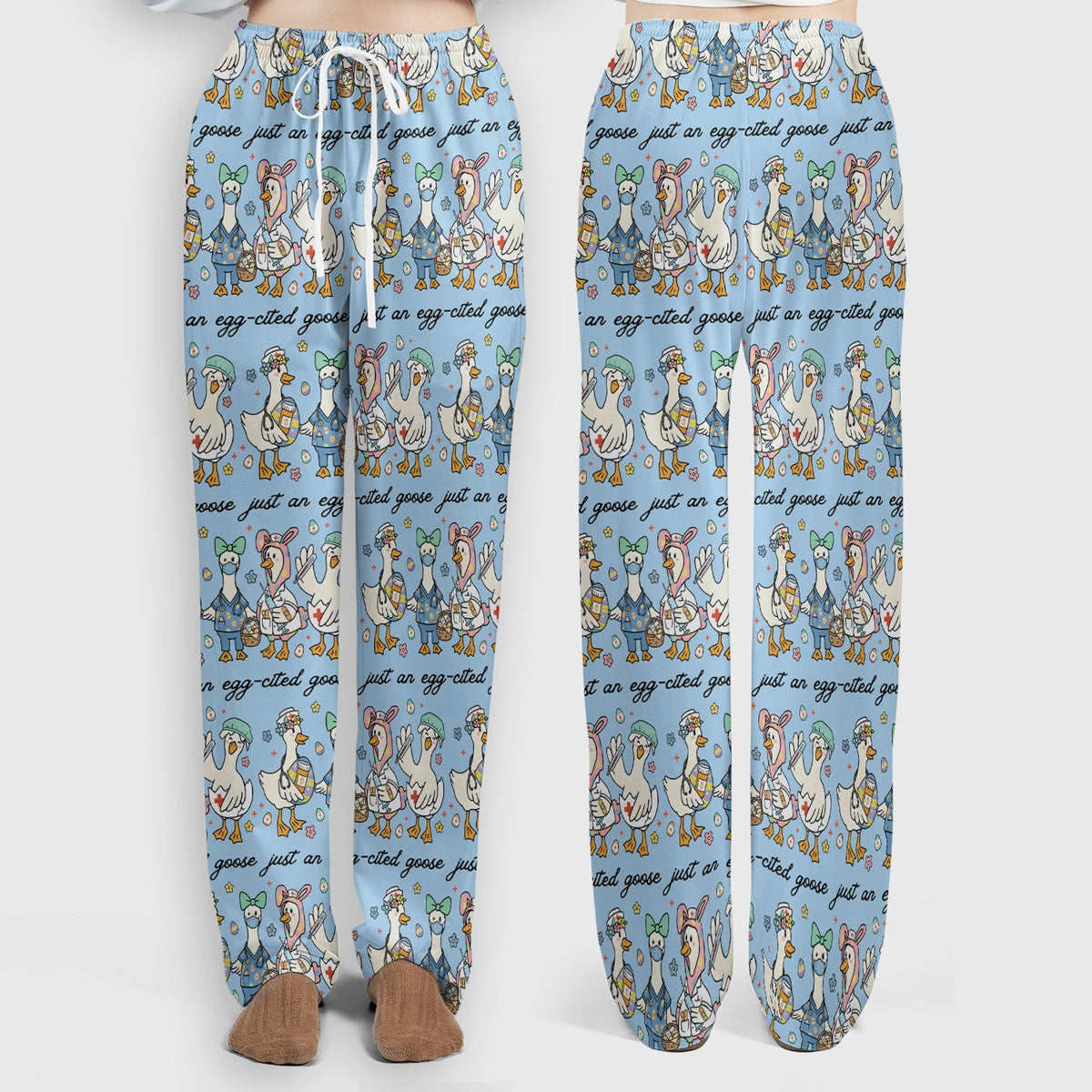 Easter Goose Nurse Scrub Set
