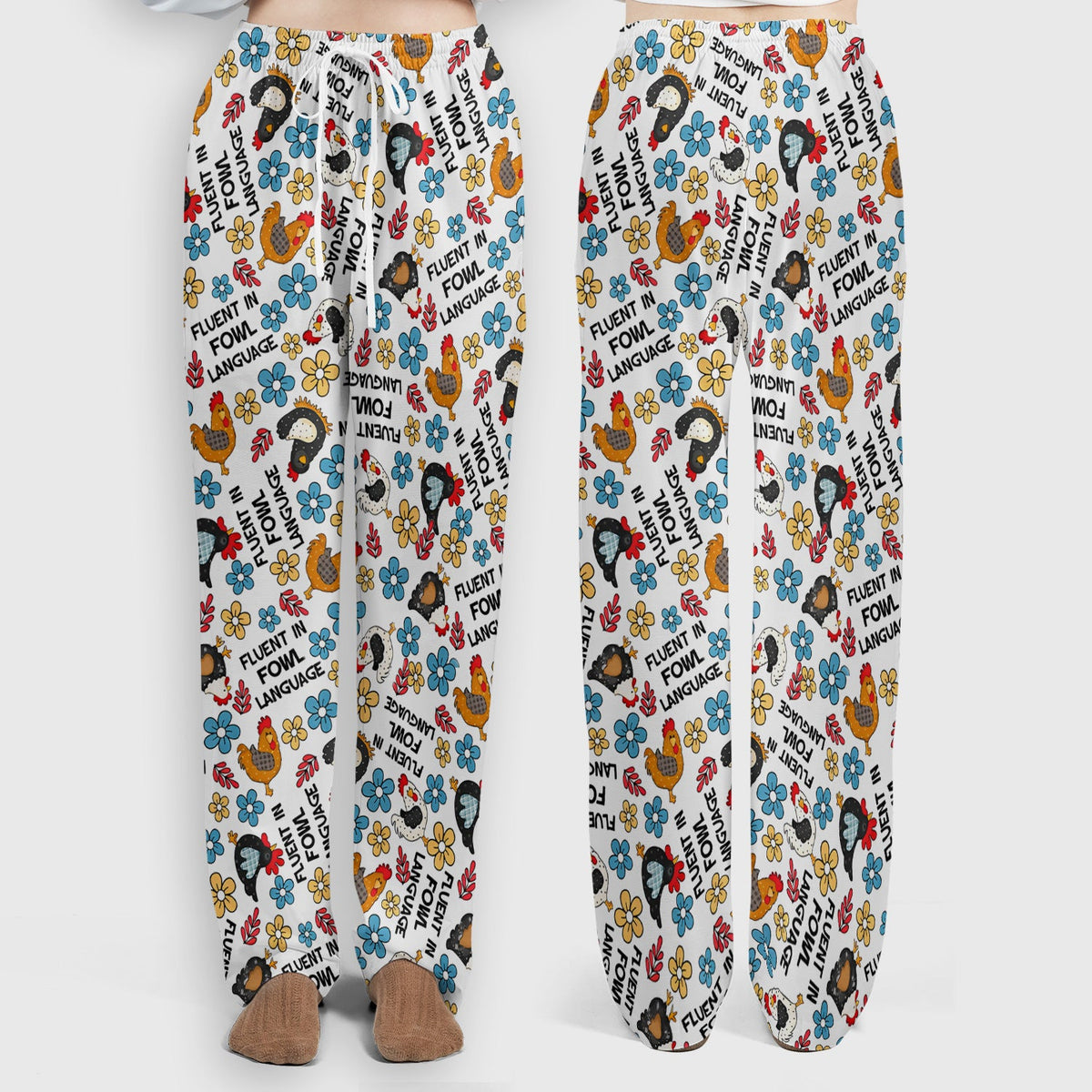 Fluent In Fowl Language Nurse Scrub Set
