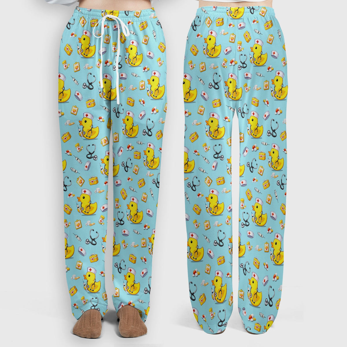 Medical Duck Nurse Scrub Set