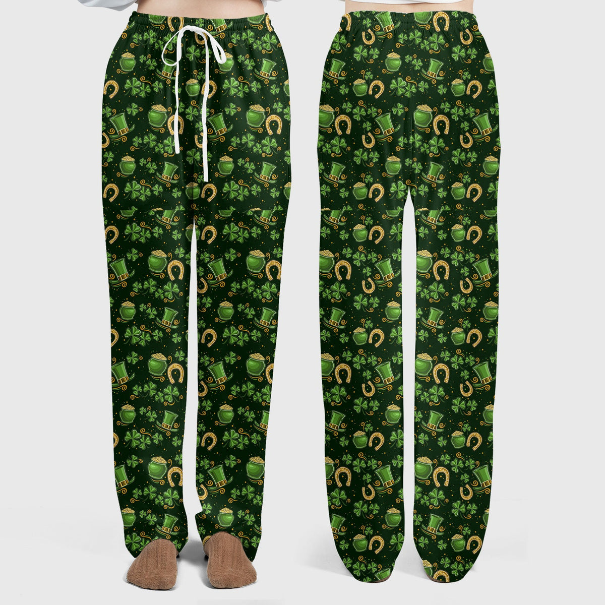 St Patrick Shamrock Nurse Scrub Set