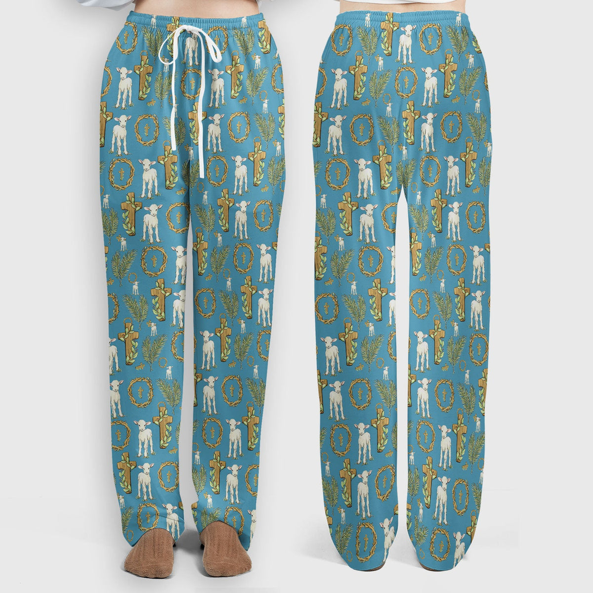 Faith Lamb Cross Nurse Scrub Set