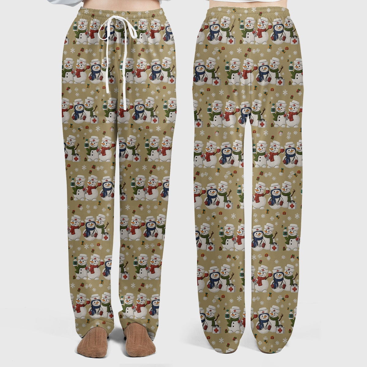 Snowman Nurse Scrub Set - Christmas Gift