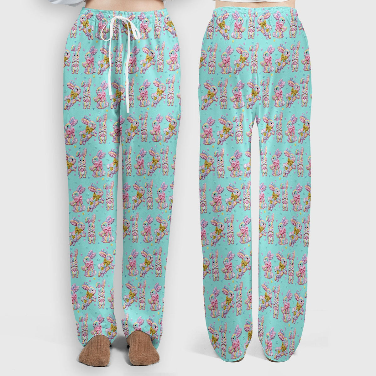 Cartoon Bunny Nurse Scrub Set