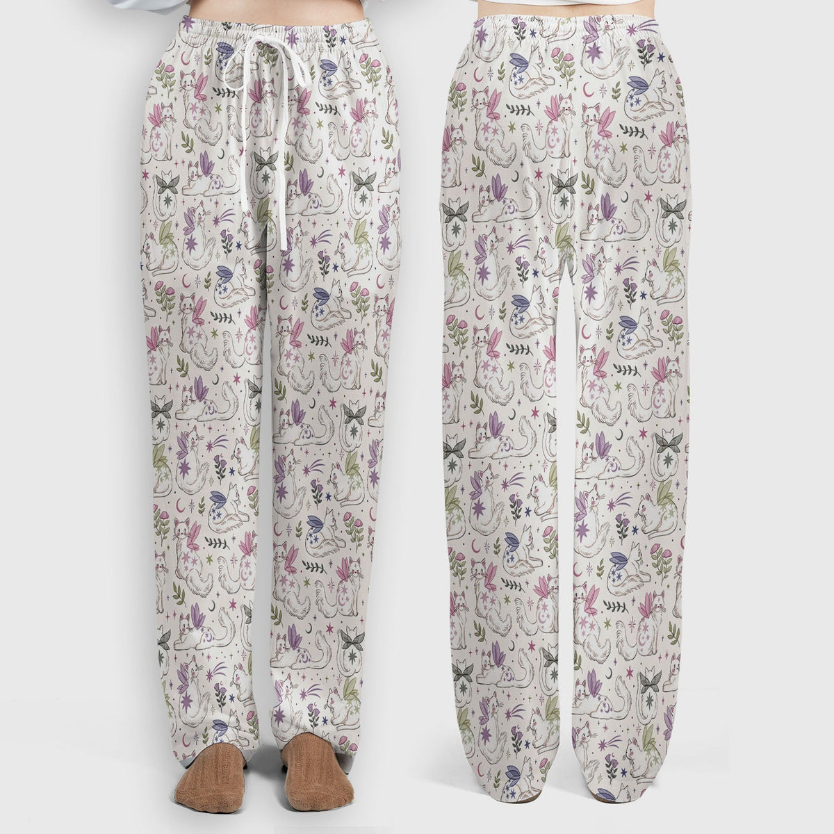 Fairy Cat Moon Star Nurse Scrub Set