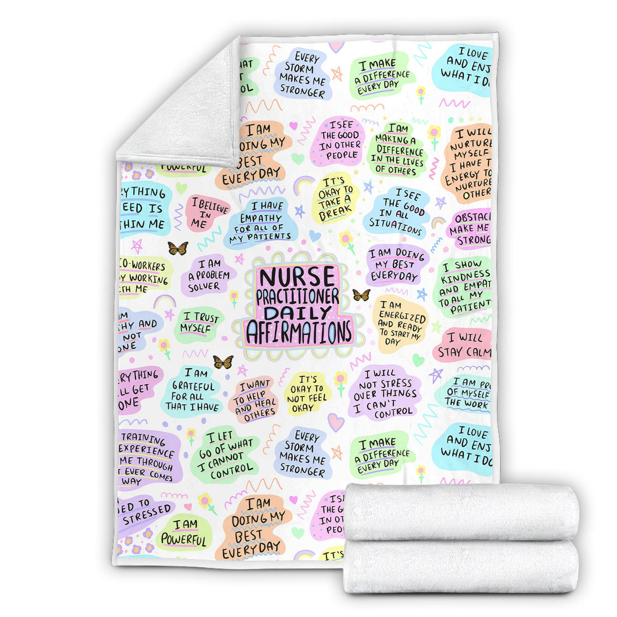 Affirmation Empowering Quotes Nurse Blanket