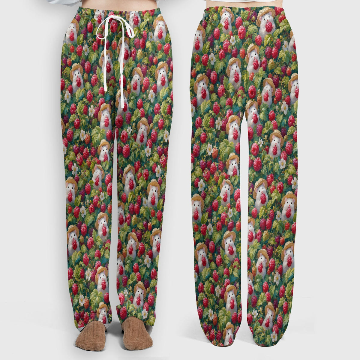 Raspberry Mouse Garden Nurse Scrub Set