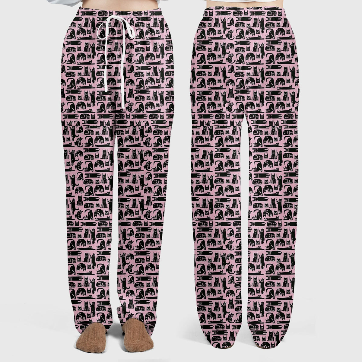 Funny Cat Poses Nurse Scrub Set