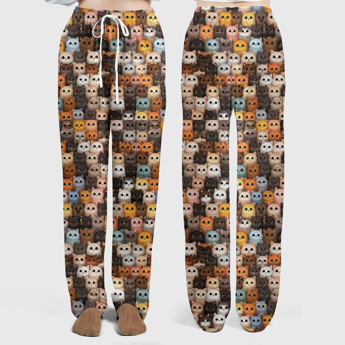 Colorful Cat Nurse Scrub Set