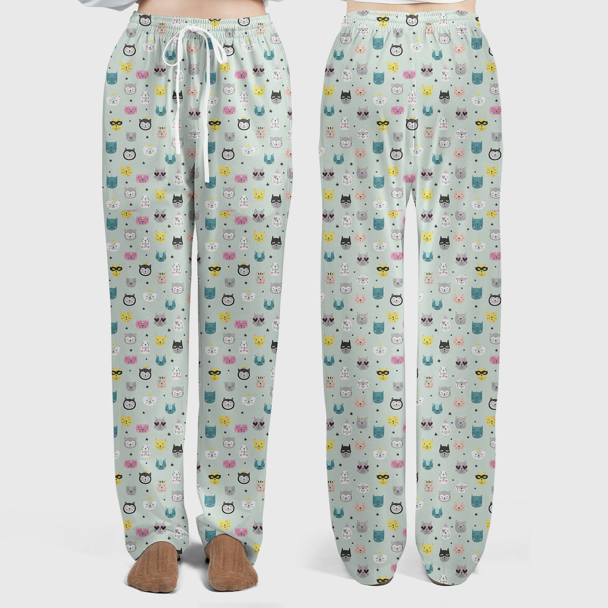 Colorful Kitty Nurse Scrub Set