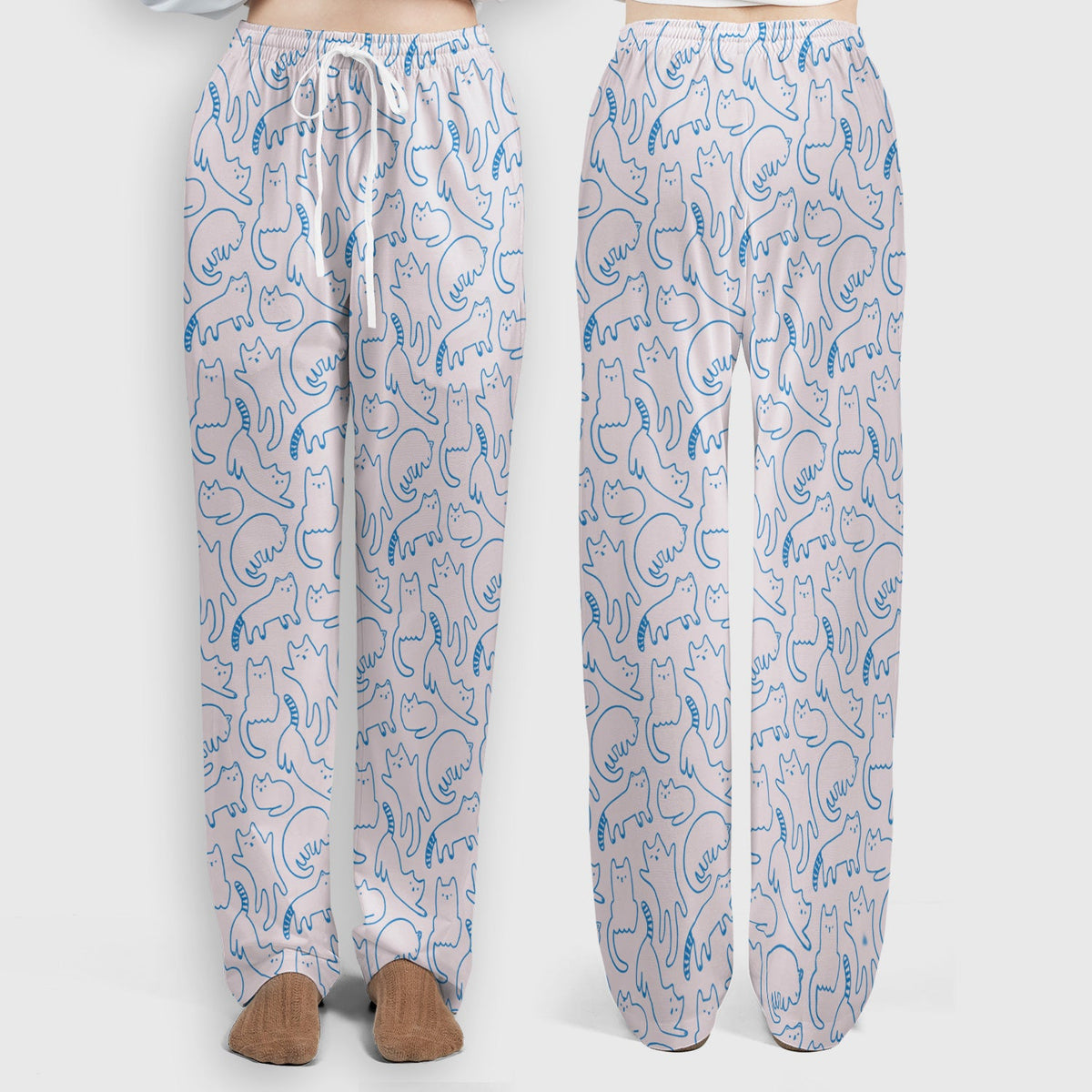 Artistic Cat Nurse Scrub Set