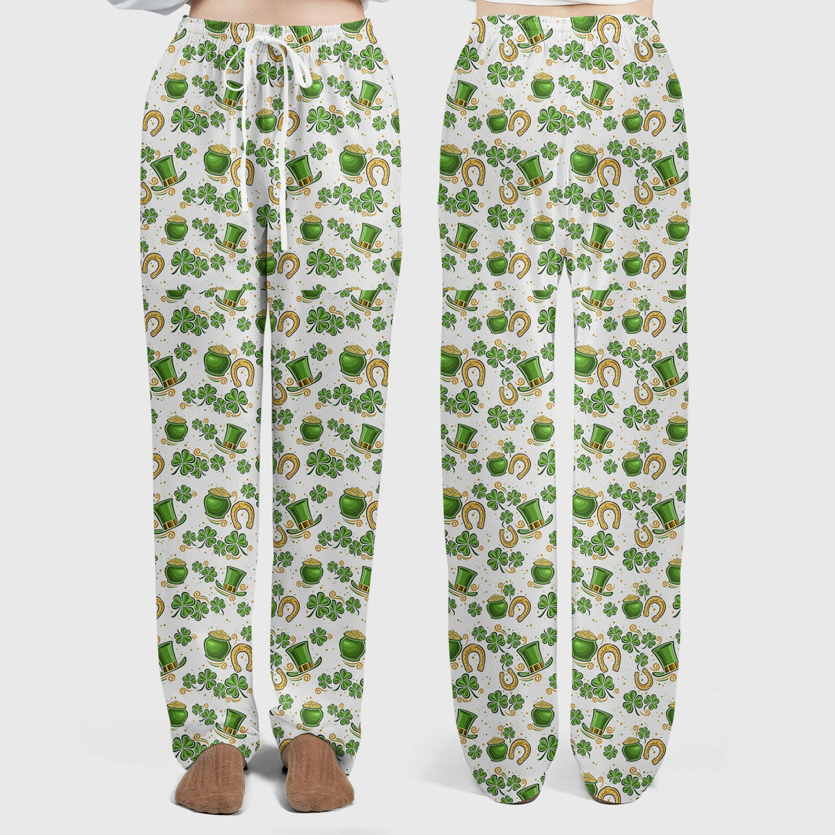 St Patrick Shamrock Nurse Scrub Set