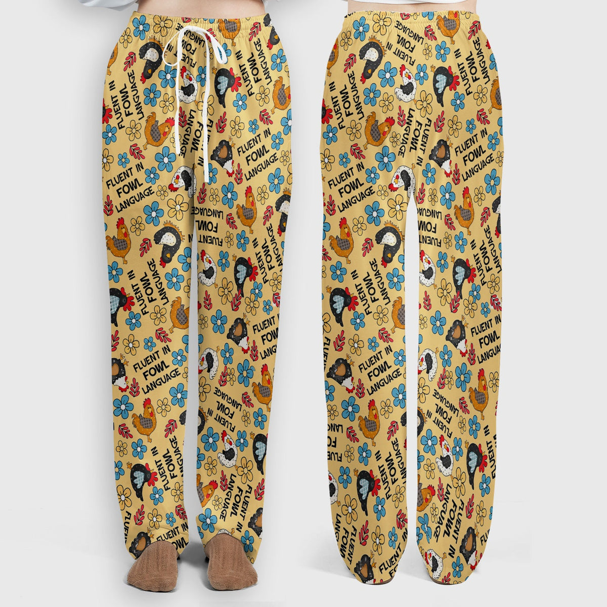 Fluent In Fowl Language Nurse Scrub Set