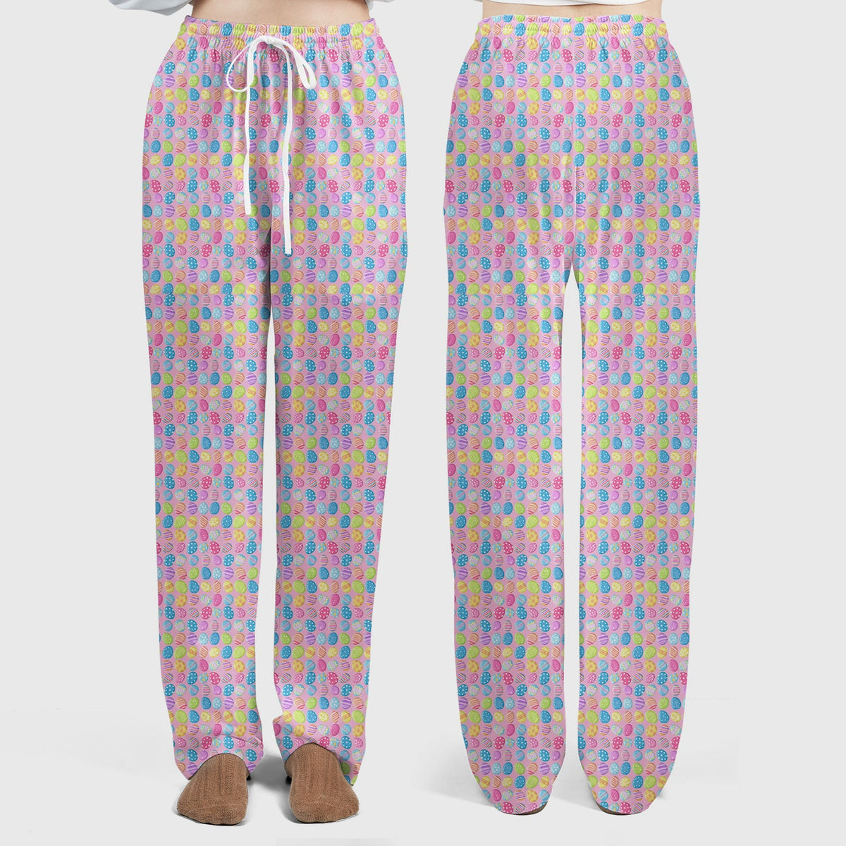 Colorful Easter Eggs Nurse Scrub Set